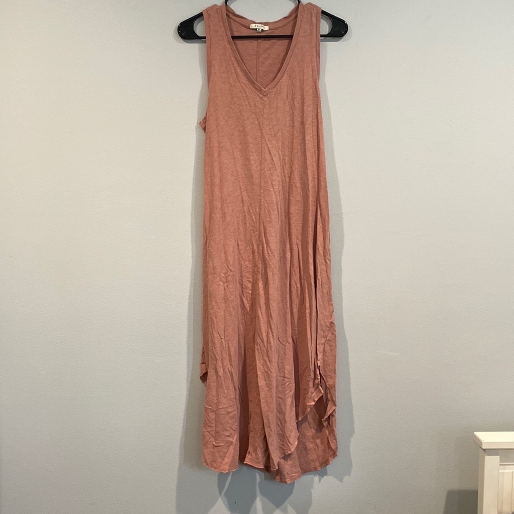 🎈Z Supply Orange/Pink Jersey Dress - Size Medium